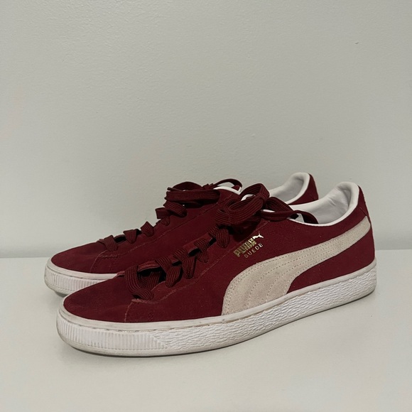 PUMA Suede Classic XXI Cabernet sneakers men’s size 10-GUC - Picture 2 of 10